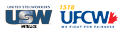 USW and UFCW union logos